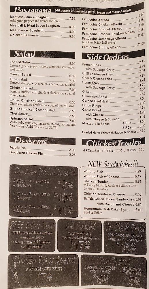 The Brookland Grill Menu image 2